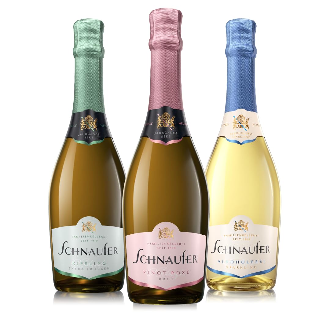 Sekt Mixbox – Riesling, Pinot Noir Rosé & ALKOHOLFREI  – Premium Qualität aus Deutschland – Familienkellerei seit 1918