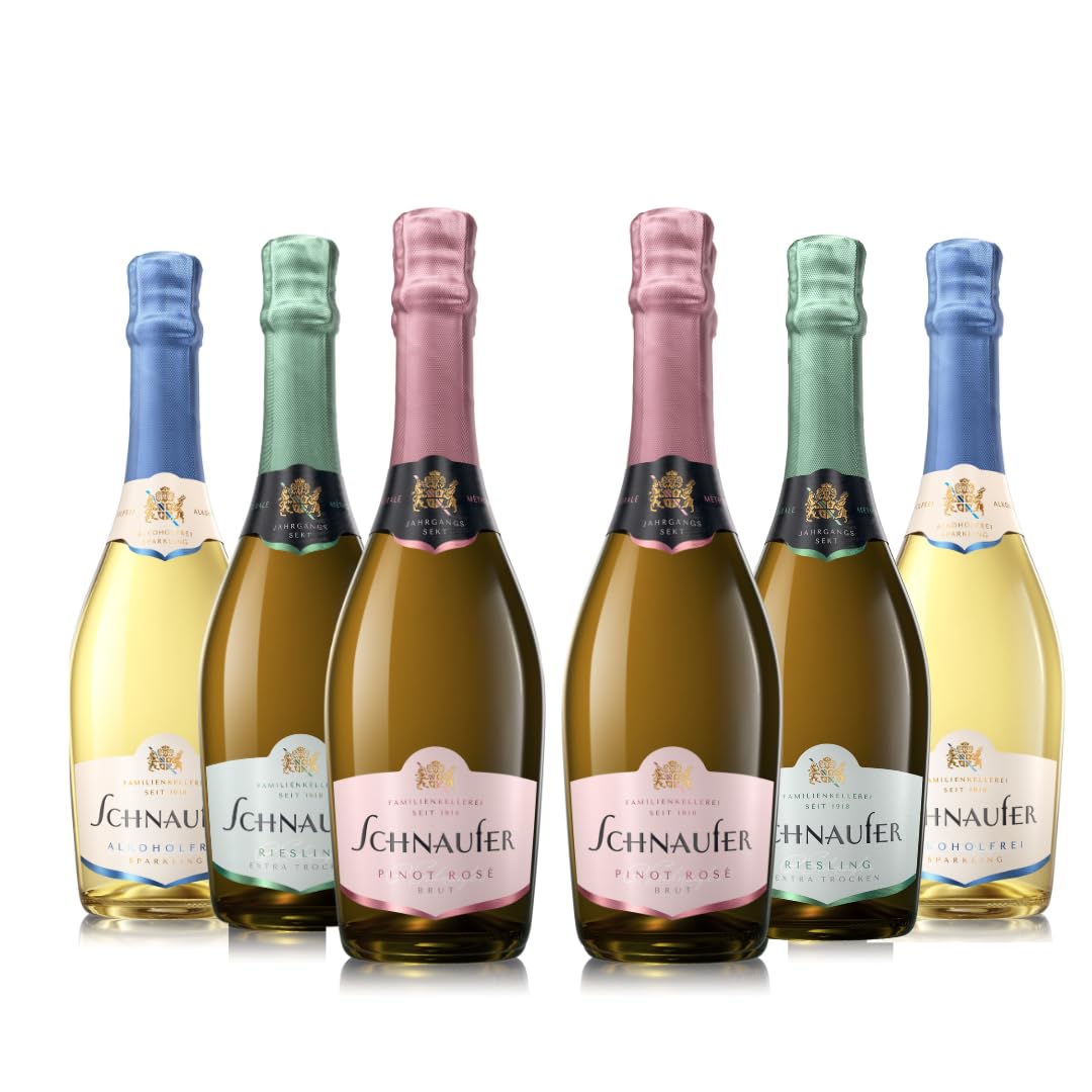 Sekt Mixbox – Riesling, Pinot Noir Rosé & ALKOHOLFREI  – Premium Qualität aus Deutschland – Familienkellerei seit 1918