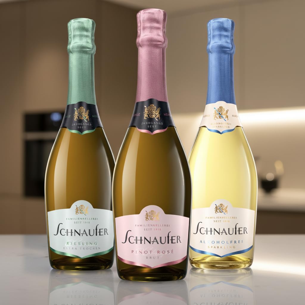 Sekt Mixbox – Riesling, Pinot Noir Rosé & ALKOHOLFREI  – Premium Qualität aus Deutschland – Familienkellerei seit 1918