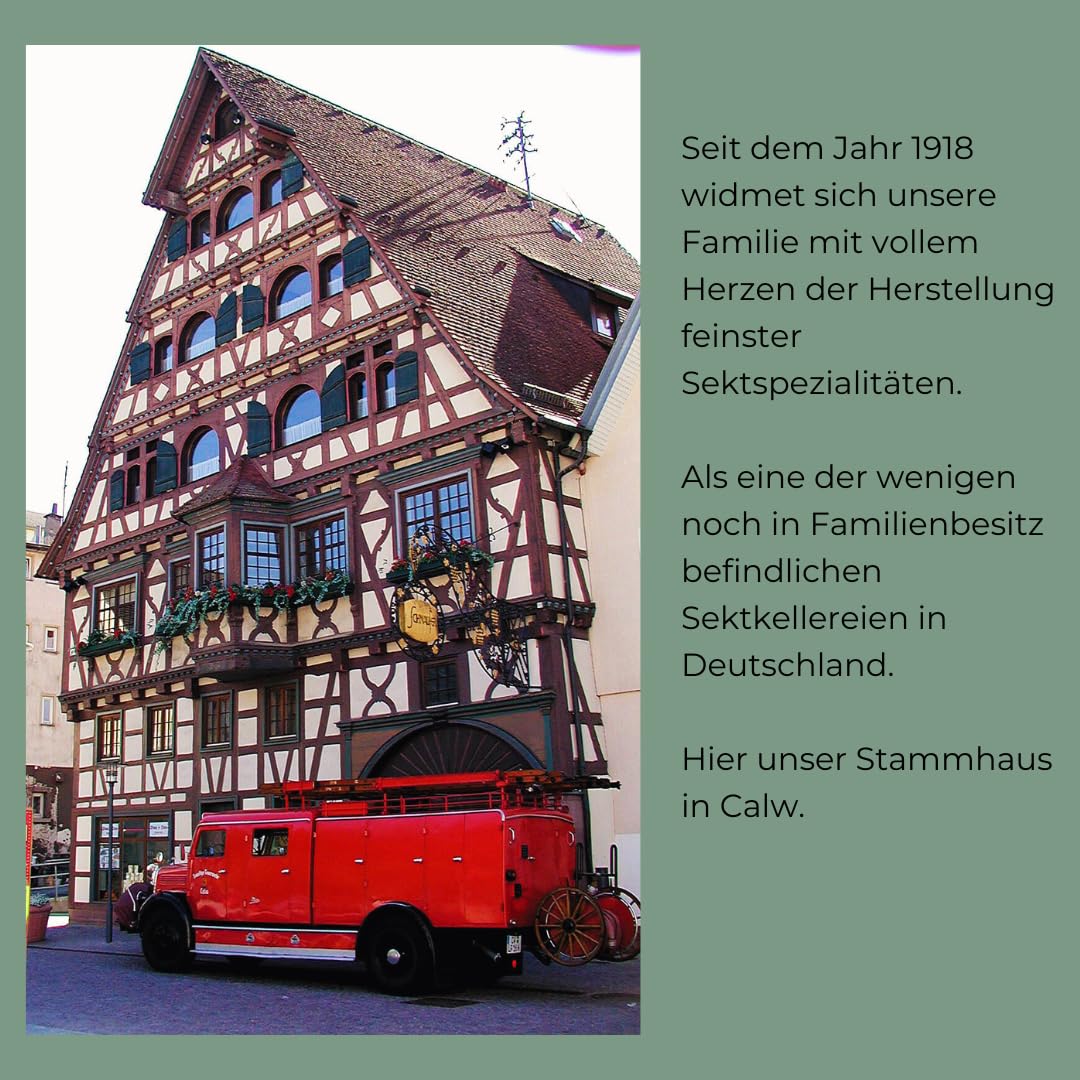 Schnaufer Riesling Extra Trocken Jahrgangssekt – Prämierter Sekt mit Pfirsich & Apfelnoten – Feinperlig & Frisch