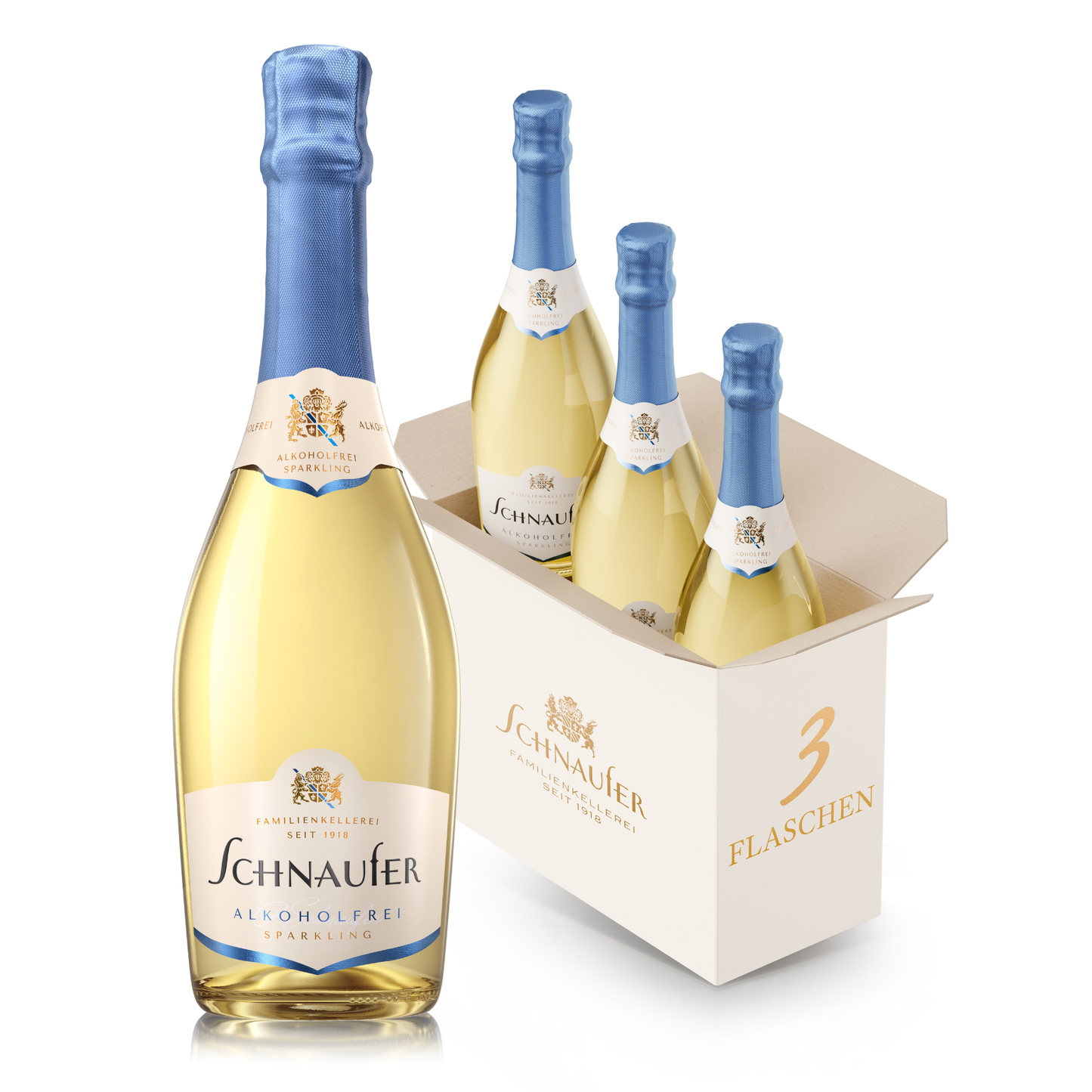 Schnaufer Alkoholfrei  Premium Sekt-Alternative ohne Alkohol