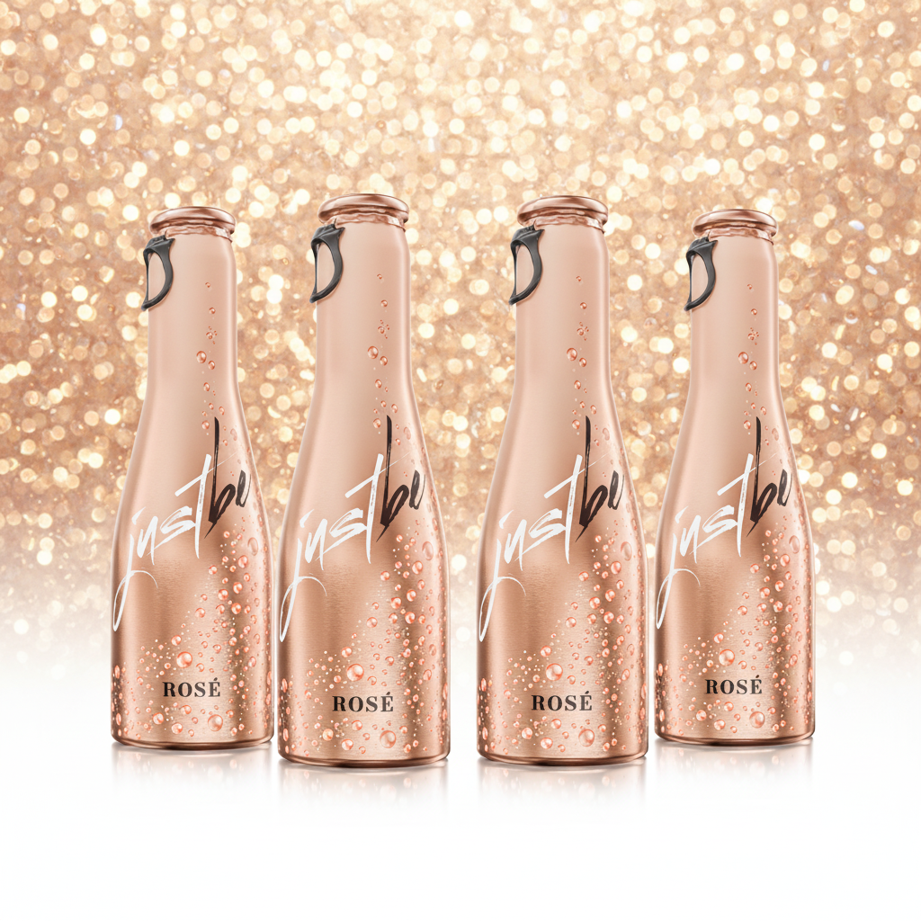 JustBe Rosé-Geschenkbox in weiß